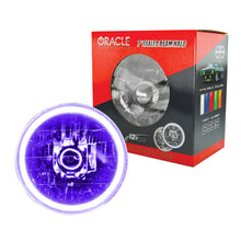 Load image into Gallery viewer, Oracle Pre-Installed Lights 7 IN. Sealed Beam - UV/Purple Halo SEE WARRANTY Headlights ORACLE Lighting
