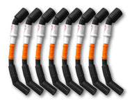 Kooks 10mm Spark Plug Wires - Orange w/Black Boots (8 pc. Set) Spark Plug Wire Sets Kooks Headers