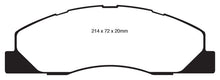 Load image into Gallery viewer, EBC 09-11 Dodge Ram 2500 Pick-up 5.7 2WD/4WD Yellowstuff Front Brake Pads Brake Pads - Performance EBC   
