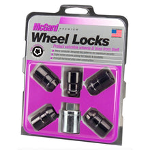 Load image into Gallery viewer, McGard Wheel Lock Nut Set - 5pk. (Cone Seat) M12X1.5 / 3/4 Hex / 1.46in. Length - Black Lug Nuts McGard
