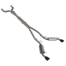 Load image into Gallery viewer, QTP 10-13 Chevrolet Camaro SS 6.2L 304SS AR3 Cat-Back Exhaust w/4.5in Black Tips Catback QTP
