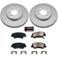 Power Stop 12-18 Hyundai Accent Front Z17 Evolution Geomet Coated Brake Kit Brake Kits - Performance Blank PowerStop