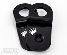 Load image into Gallery viewer, Turbo XS 15-16 Subaru WRX/STI Billet Aluminum Radiator Stay - Black Radiator Stays Turbo XS

