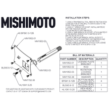 Load image into Gallery viewer, Mishimoto 2023+ Nissan Z License Plate Relocation Kit License Plate Relocation Mishimoto
