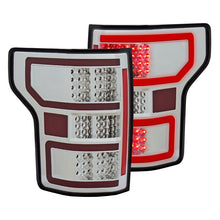 Load image into Gallery viewer, ANZO 18-19 Ford F-150 LED Taillights Chrome Tail Lights ANZO
