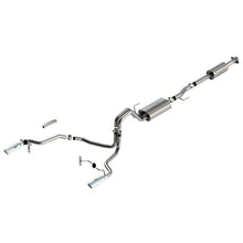 Load image into Gallery viewer, Borla F-150 2021 5.0L 4dr CC SB EC STB Lariat/KR/Platinum/LTD 3/2.25 SRE Cat-Back Touring CHR Tips Catback Borla
