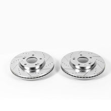 Load image into Gallery viewer, Power Stop 11-19 Hyundai Elantra Front Evolution Drilled &amp; Slotted Rotors - Pair Brake Rotors - Slot &amp; Drilled PowerStop   
