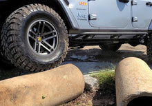 Load image into Gallery viewer, N-Fab Trail Slider Steps 2020 Jeep Wrangler Gladiator JT 4 Door All Beds - SRW - Textured Black Body Armor &amp; Rock Rails N-Fab
