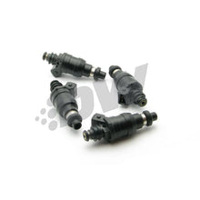 Load image into Gallery viewer, DeatschWerks 240sx CA18DET Low Z 1000CC Low Z Top Feed Injectors Fuel Injector Sets - 4Cyl DeatschWerks
