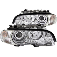 Load image into Gallery viewer, ANZO 2000-2003 BMW 3 Series E46 Projector Headlights w/ Halo Chrome Headlights ANZO
