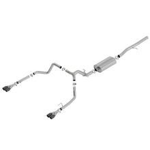 Load image into Gallery viewer, Borla 19 Chevrolet Silverado/GMC Sierra 1500 6.2L SS Touring Catback Exhaust - Black Chrome Tips Catback Borla
