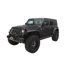 Load image into Gallery viewer, Bushwacker 2018+ Jeep Wrangler (JL) Unlimited Flat Style Flares 4pc - Black Fender Flares Bushwacker
