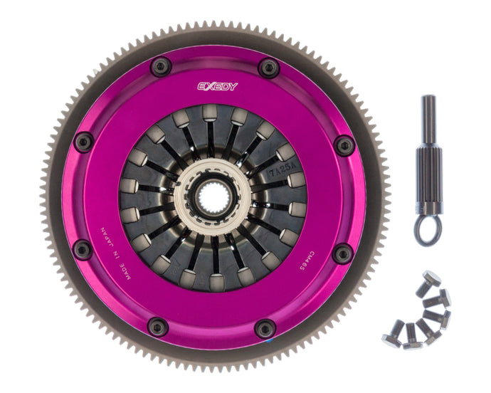 Exedy 1993-1995 Mazda RX-7 R2 Hyper Twin Carbon-D Clutch Sprung Center Disc Pull Type Cover Clutch Kits - Multi Exedy   