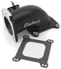 Load image into Gallery viewer, Edelbrock Low Profile Intake Elbow 90mm Throttle Body to Square-Bore Flange Black Finish Throttle Bodies Edelbrock

