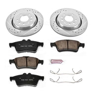 Power Stop 03-11 Saab 9-3 Rear Z23 Evolution Sport Brake Kit Brake Kits - Performance D&S PowerStop   