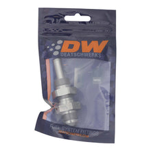 Load image into Gallery viewer, DeatschWerks 8AN Male Flare to Straight 3/8in Single Hose Barb - Anodized DW Titanium Fittings DeatschWerks
