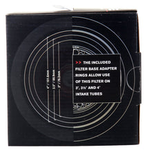 Load image into Gallery viewer, Spectre Adjustable Conical Air Filter 5-1/2in. Tall (Fits 3in. / 3-1/2in. / 4in. Tubes) - Blue Air Filters - Universal Fit Spectre
