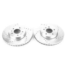 Load image into Gallery viewer, Power Stop 13-18 Cadillac ATS Front Evolution Drilled &amp; Slotted Rotors - Pair Brake Rotors - Slot &amp; Drilled PowerStop
