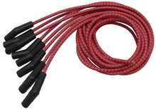 Load image into Gallery viewer, Taylor Cable 73053-C4S 7mm Spiro-Pro Cloth Ignition Wire Set; Red w/Black Tracer; Universal; 8 Cyl; Spark Plug Wire Set Taylor Cable
