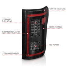 Load image into Gallery viewer, ANZO 15-17 Ford F-150 LED Taillights - Smoke Tail Lights ANZO
