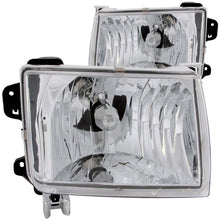 Load image into Gallery viewer, ANZO 1998-2000 Nissan Frontier Crystal Headlights Chrome Headlights ANZO
