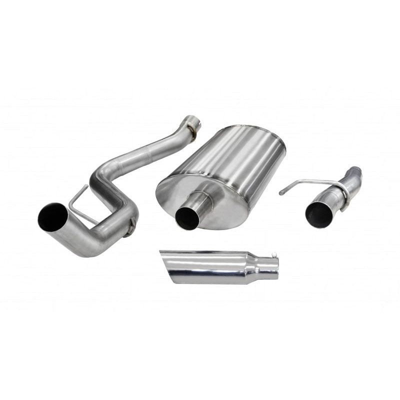 Corsa 2011-2014 Ford F-150 6.2L V8 Polished Sport Cat-Back Exhaust Catback CORSA Performance