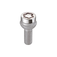 McGard Wheel Lock Bolt Set - 4pk. (Radius Seat) M14X1.5 / 17mm Hex / 26.7mm Shank Length - Chrome Wheel Bolts McGard