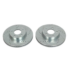 Load image into Gallery viewer, Power Stop 13-18 Cadillac ATS Front Evolution Drilled &amp; Slotted Rotors - Pair Brake Rotors - Slot &amp; Drilled PowerStop
