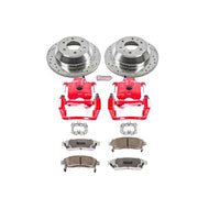 Power Stop 04-07 Buick Rainier Rear Z26 Street Warrior Brake Kit w/Calipers Brake Kits - Performance D&S PowerStop   