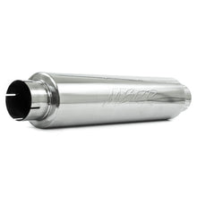Load image into Gallery viewer, MBRP Universal Quiet Tone Muffler 4in Inlet/Outlet 24in Body 6in Dia 30in Overall T409 Muffler MBRP
