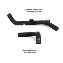 Load image into Gallery viewer, Mishimoto 2021+ Ford Bronco 2.7L High-Mount Intercooler Pipe Upgrade Kit - Wrinkle Black Intercooler Pipe Kits Mishimoto
