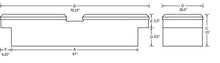 Load image into Gallery viewer, Tradesman Aluminum Gull Wing Cross Bed Truck Tool Box (70in.) - Brite Truck Boxes &amp; Storage Tradesman

