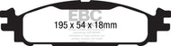 EBC 13+ Ford Taurus 2.0 Turbo Redstuff Front Brake Pads Brake Pads - Performance EBC   
