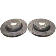Power Stop 17-21 Tesla 3 Front Drilled & Slotted Rotor (Pair) | AR84006XPR