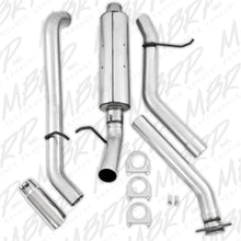 Load image into Gallery viewer, MBRP 2003-2007 Chev/GMC 1500 Classic 4.8/5.3L EC/CC-SB Cat Back Single Side Catback MBRP
