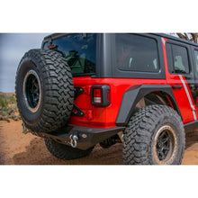 Load image into Gallery viewer, DV8 Offroad 2018+ Jeep Wrangler JL Tailgate Mounted Tire Carrier Chase Racks DV8 Offroad
