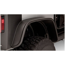 Load image into Gallery viewer, Bushwacker 07-18 Jeep Wrangler Flat Style Flares 2pc Fits 2-Door Sport Utility Only - Black Fender Flares Bushwacker
