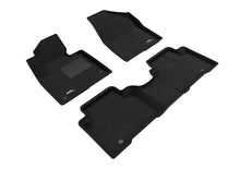 Load image into Gallery viewer, 3D Maxpider 13-18 Hyundai Santa Fe Sport Elegant 1st 2nd Row - Floor Mat Set (Black) Floor Mats - Rubber 3D MAXpider   
