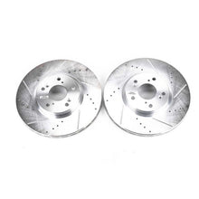 Load image into Gallery viewer, Power Stop 04-08 Acura TL Front Evolution Drilled &amp; Slotted Rotors - Pair Brake Rotors - Slot &amp; Drilled PowerStop   
