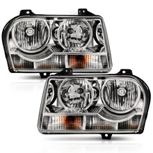 Load image into Gallery viewer, ANZO 2005-2010 Chrysler 300 Crystal Headlight Chrome Amber Headlights ANZO
