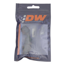 Load image into Gallery viewer, DeatschWerks 6AN Female Swivel 45-Degree Hose End PTFE (Incl 1 Olive Insert) - Anodized Matte Black Fittings DeatschWerks
