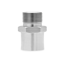 Load image into Gallery viewer, Mishimoto Stainless Steel Sandwich Plate Adapter, M22 Oil Filter Blocks Mishimoto
