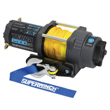 Load image into Gallery viewer, Superwinch 2500 LBS 12V DC 3/16in x 40ft Synthetic Rope Terra 2500SR Winch - Gray Wrinkle Winches Superwinch
