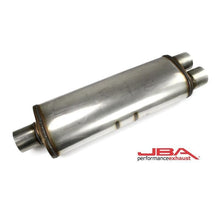 Load image into Gallery viewer, JBA Universal Chambered Style 304SS Muffler 25x8x5in 3in Center/Dual out Muffler JBA
