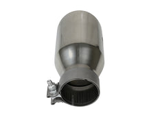 Load image into Gallery viewer, aFe MACH Force-Xp Univ 304 SS Double-Wall Clamp-On Exhaust Tip - Polished - 3in Inlet - 4.5in Outlet Tips aFe
