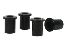 Load image into Gallery viewer, Whiteline Plus 12/05+ Nissan Frontier/XTerra Rear Spring Shackle Bushing Spring Insulators Whiteline

