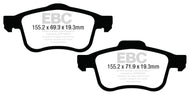 EBC 13+ Fiat 500L 1.4 Turbo Greenstuff Front Brake Pads Brake Pads - Performance EBC   