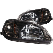 Load image into Gallery viewer, ANZO 1999-2000 Honda Civic Crystal Headlights Gun-Metal Gray Headlights ANZO
