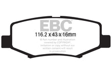 Load image into Gallery viewer, EBC 06-11 Dodge Nitro 3.7 Extra Duty Rear Brake Pads Brake Pads - Performance EBC   
