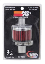 Load image into Gallery viewer, K&amp;N 3/4 inch ID 2 inch OD 1.5 inch H Clamp On Crankcase Vent Filter Air Filters - Universal Fit K&amp;N Engineering   
